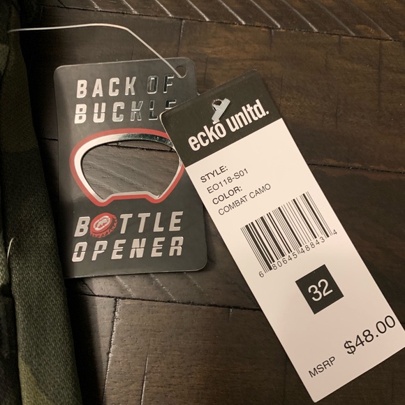 Ecko Unltd Belted Canvas Cargo Short - Picture 4 of 7